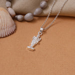 Load image into Gallery viewer, Silver Guanyin Pendant Necklace | Buddhist Jewelry for Women