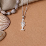 Load image into Gallery viewer, Silver Guanyin Pendant Necklace | Buddhist Jewelry for Women