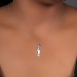 将图像加载到图库查看器中, Silver Guanyin Pendant Necklace | Buddhist Jewelry for Women