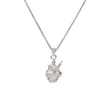 将图像加载到图库查看器中, Handcrafted Silver Saraswati Veena Pendant – Traditional Temple Jewelry