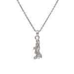 将图像加载到图库查看器中, Detailed Silver Krishna Bansuri Pendant with Chain