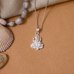 将图像加载到图库查看器中, 925 Silver Goddess Lakshmi Pendant Necklace for Women