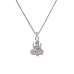 将图像加载到图库查看器中, 925 Silver Goddess Lakshmi Pendant Necklace for Women
