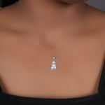 Load image into Gallery viewer, 925 Silver Lakshmi Pendant Necklace | Religious Jewelry for Women