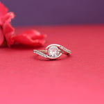 Load image into Gallery viewer, 925 Silver Cubic Zirconia Ring for Women | Adjustable Ring