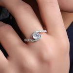 Load image into Gallery viewer, 925 Silver Cubic Zirconia Ring for Women | Adjustable Ring