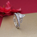 将图像加载到图库查看器中, 925 Silver Crown Ring for Women | Adjustable Princess Ring