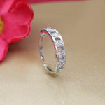 将图像加载到图库查看器中, 925 Silver Cubic Zirconia Toe Ring for Women | Adjustable Jewelry