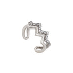 Load image into Gallery viewer, 925 Silver Cubic Zirconia Ear Cuff | Women's Jewelry Gift