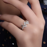 将图像加载到图库查看器中, 925 Silver Cubic Zirconia Ear Cuff | Women's Jewelry Gift
