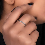 Load image into Gallery viewer, 925 Silver Textured Ring for Women | Minimalist Jewelry Gift