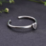 将图像加载到图库查看器中, Sterling Silver Open Heart Adjustable Ring for Women | Minimalist Jewelry
