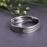 将图像加载到图库查看器中, 925 Sterling Silver Adjustable Band Ring with Textured Finish | Daily Wear