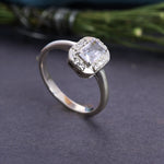 将图像加载到图库查看器中, 925 Sterling Silver Emerald Cut Solitaire Ring for Women