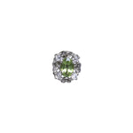 将图像加载到图库查看器中, 925 Silver Peridot Jewelry Set | Earrings & Necklace | Gift