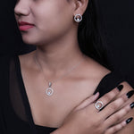 将图像加载到图库查看器中, 925 Silver Opal Jewelry Set for Women | Gift for Her