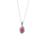 将图像加载到图库查看器中, 925 Silver Pink Gemstone Jewelry Set for Women | Gift
