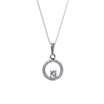 将图像加载到图库查看器中, 925 Silver Blue Gemstone Jewelry Set for Women | Gift Idea