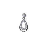 将图像加载到图库查看器中, 925 Silver Teardrop Earrings & Necklace Set | Gift for Her