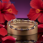 Load image into Gallery viewer, Amethyst Gemstone Bracelet | Sterling Silver | Women&#39;s Jewelry
