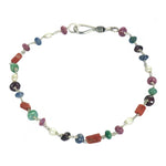 将图像加载到图库查看器中， Gemstone Beaded Bracelet | 925 Silver | Women's Jewelry Gift
