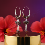 Load image into Gallery viewer, 925 Silver Gemstone Drop Earrings for Women | Dangle Earrings
