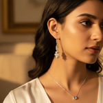 Load image into Gallery viewer, 925 Silver Moonstone Dangle Earrings for Women | Gift Jewelry
