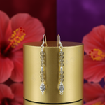 将图像加载到图库查看器中， 925银烟晶串珠耳环（女士款）
