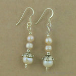 将图像加载到图库查看器中， 925 Silver Pearl Drop Earrings for Women | Dangle Earrings
