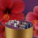 Load image into Gallery viewer, 925 Silver Gemstone Drop Earrings | Amethyst, Garnet, Daily Wear
