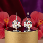 Load image into Gallery viewer, Freshwater Pearl Cluster Earrings | Sterling Silver | Women&#39;s Jewelry
