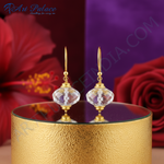 Load image into Gallery viewer, gold plating Crystal Beaded Dangle Earrings | Women&#39;s Jewelry Gift
