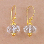 将图像加载到图库查看器中， gold plating Crystal Beaded Dangle Earrings | Women's Jewelry Gift
