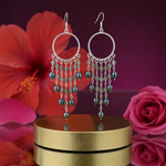 Load image into Gallery viewer, 925 Silver Pearl &amp; Labradorite Chandelier Earrings | Women&#39;s Jewelry
