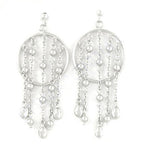 将图像加载到图库查看器中， Silver Dangle Earrings for Women | Statement Jewelry

