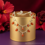 Load image into Gallery viewer, 925 Silver Carnelian Necklace for Women | Gemstone Jewelry
