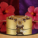 Load image into Gallery viewer, 925 Silver Garnet Necklace for Women | Statement Jewelry
