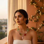 Load image into Gallery viewer, Gemstone Beaded Necklace | Sterling Silver Chain | Women&#39;s Fashion
