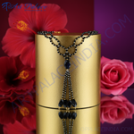 Load image into Gallery viewer, Black Beaded Necklace | Statement Jewelry for Women
