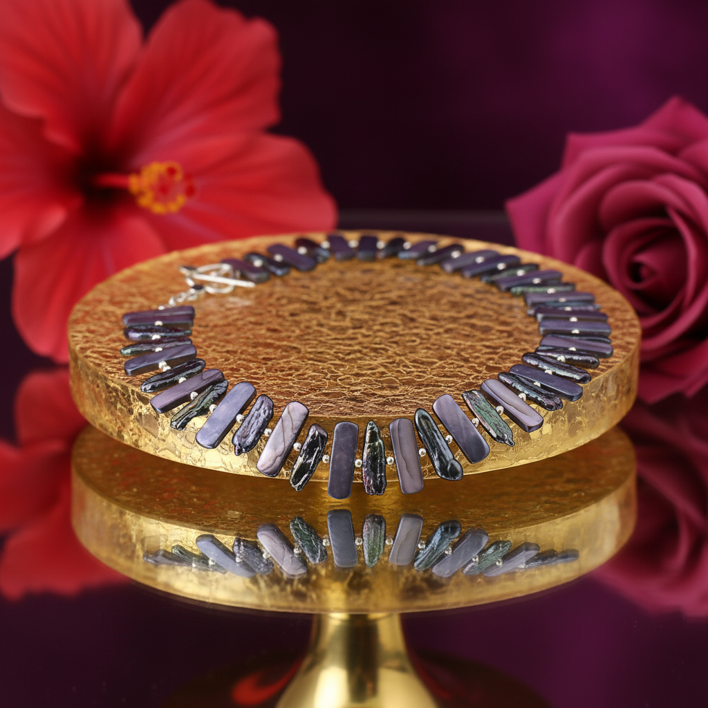 Purple Pearl Necklace | Women&#39;s Jewelry | Gift for Her