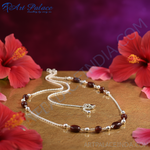 Load image into Gallery viewer, 925 Silver Garnet Bead Necklace for Women | Gemstone Jewelry
