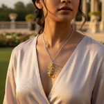 Load image into Gallery viewer, Silver Citrine Gemstone Pendant Necklace for Women | Gift Jewelry
