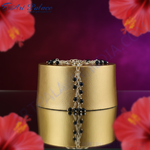 Load image into Gallery viewer, Silver Beaded Lariat Necklace for Women | Black Bead Jewelry
