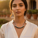 Load image into Gallery viewer, Tourmaline Gemstone Beaded Necklace | 925 Silver Choker | Women&#39;s Jewelry
