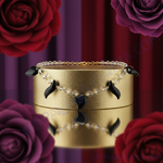 Load image into Gallery viewer, Black Onyx &amp; Clear Quartz Necklace | Statement Jewelry for Women
