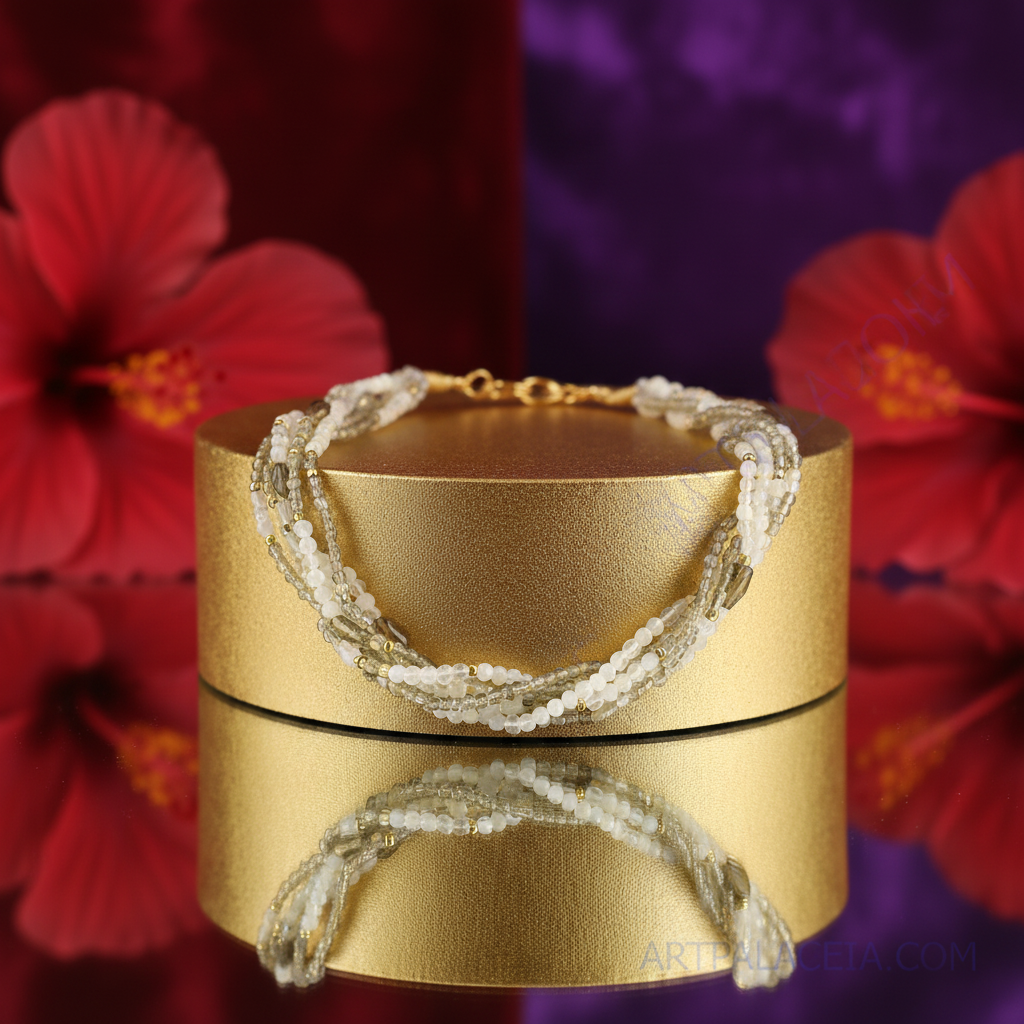 串珠宝石项链 | 女士多层项链