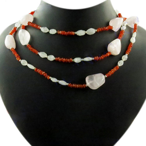 Gemstone Beaded Necklace for Women | Fashion Jewelry Gift