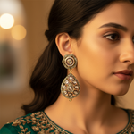 Load image into Gallery viewer, gold plating Teardrop Earrings with Diamonds | Luxury Jewelry
