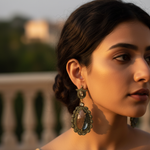 Load image into Gallery viewer, Antique Style Gemstone Drop Earrings for Women | Statement Jewelry
