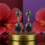 Load image into Gallery viewer, Sapphire &amp; Diamond Drop Earrings for Women | Statement Jewelry
